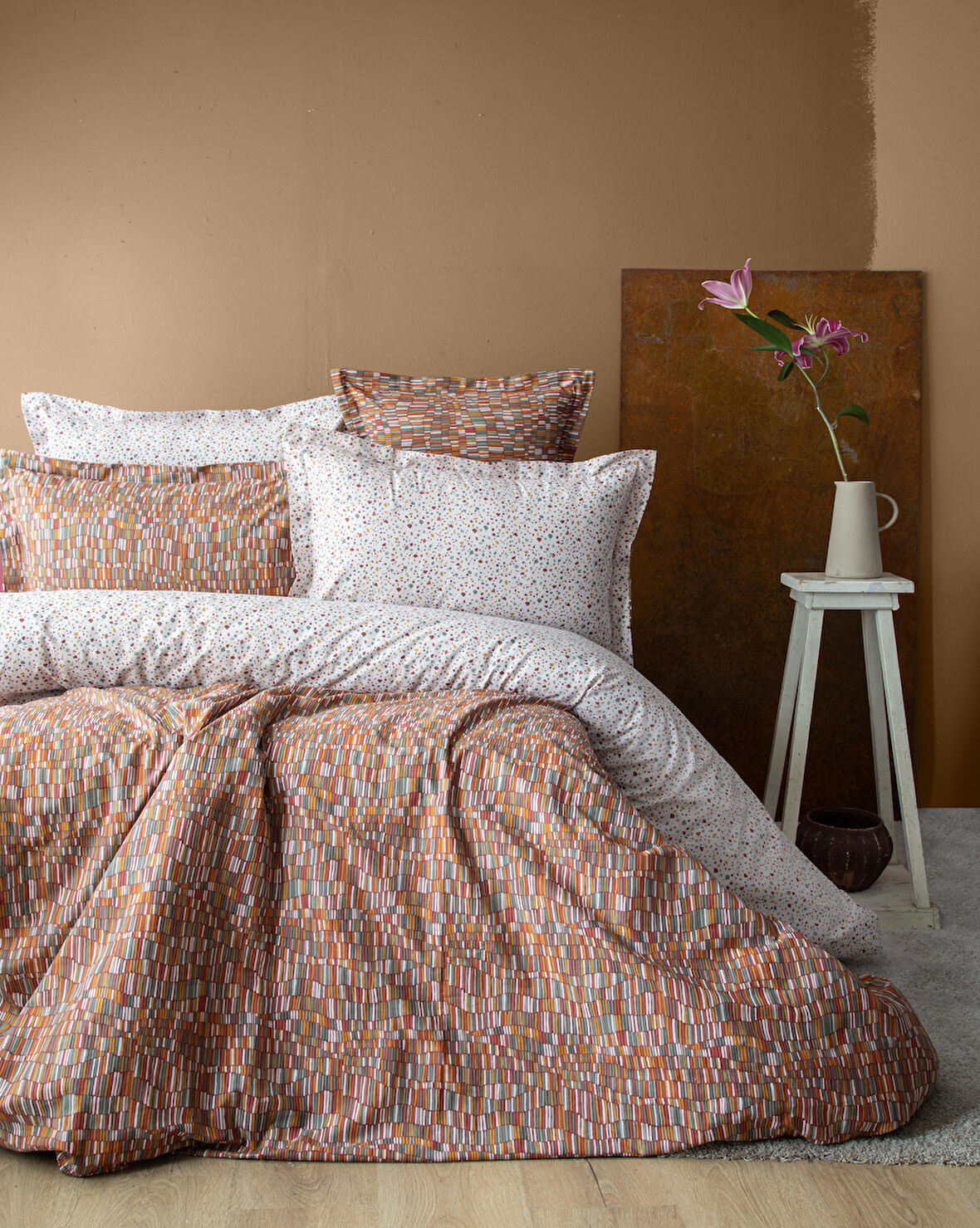 Tek Kişilik Leros Terracota Complete Seti