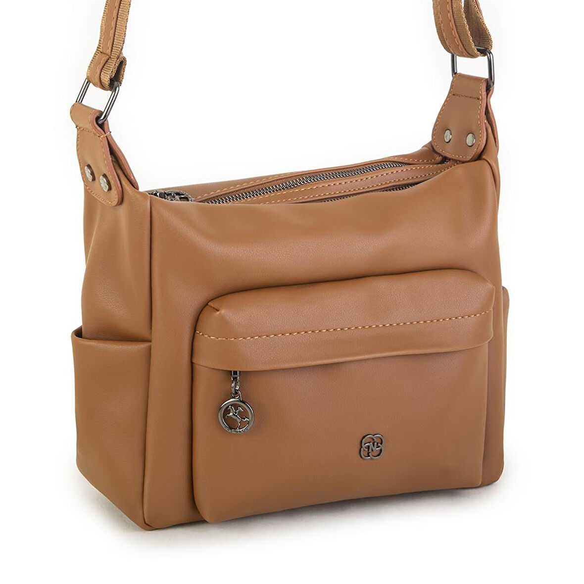 Nas Bag Kadın Çapraz Çanta Taba Dona
