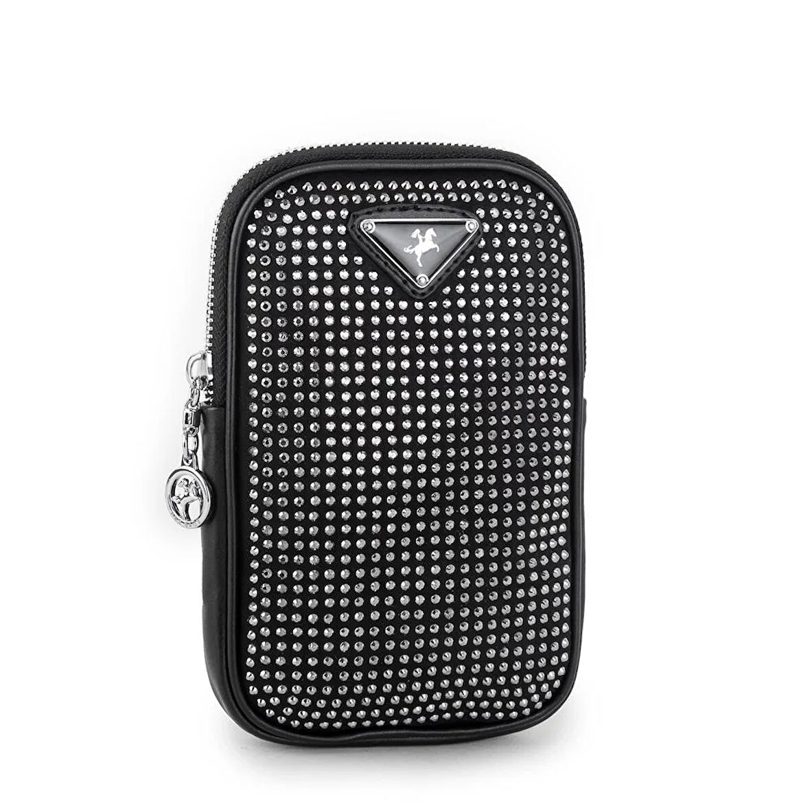 Nas Bag Telefonluk  Kadın Çapraz Çanta Gümüs Tasli