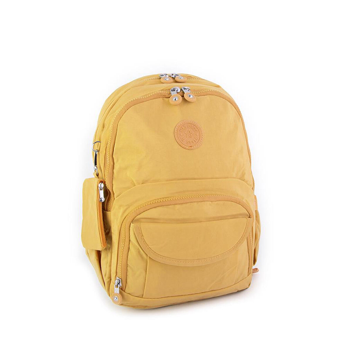 Nas Bag Kadın Sırt Çantası Zararlı Kimyasal İçermez Waterproof Sarı