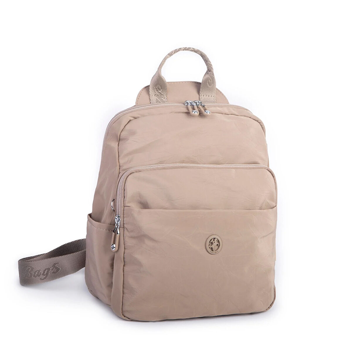 Nas Bag Kadın Çok Gözlü Su Geçirmez (water proof ) Ultra Hafif Sırt Çantası Vizon 