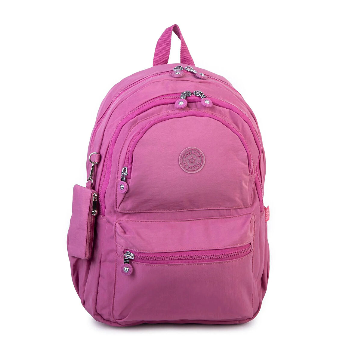 Nas Bag Unisex Zararlı Kimyasal İçermeyen Waterproof Sırt Çantası Gül Kurusu