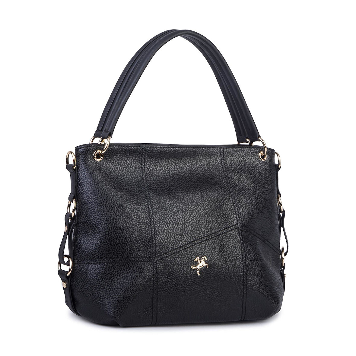  Nas Bag Kadın  Salaş Omuz Çantası Siyah Lopez