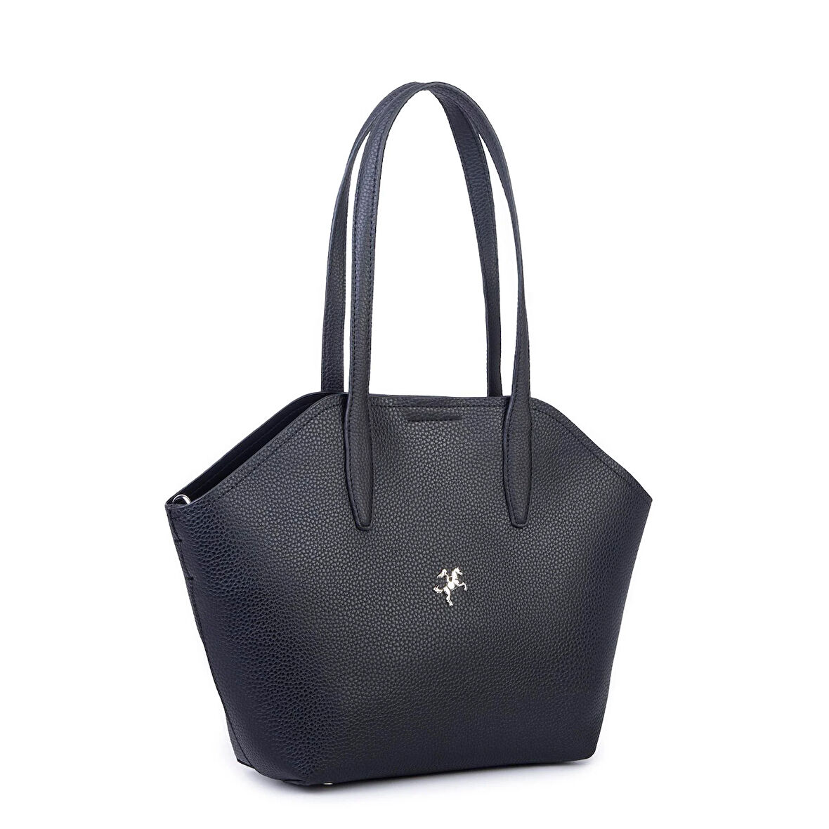  Nas Bag Kadın  Büyük Boy Omuz Çantası Çapraz Askılı Siyah Lopez