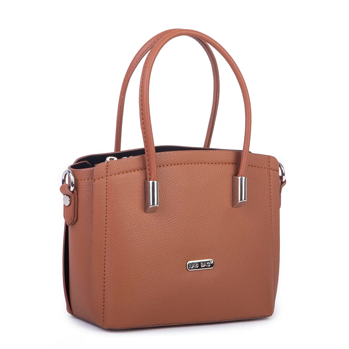 Nas Bag Kadın Mini El ve Çapraz Çanta Taba