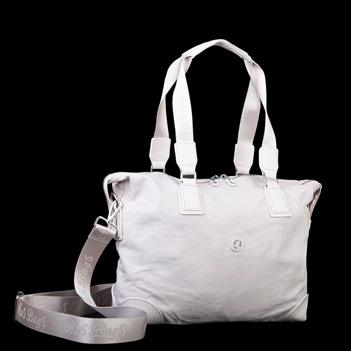  Nas Bag Ultra Hafif Su Geçirmez Spor Kadın Büyük Boy Omuz ve Çapraz  Çanta Krem