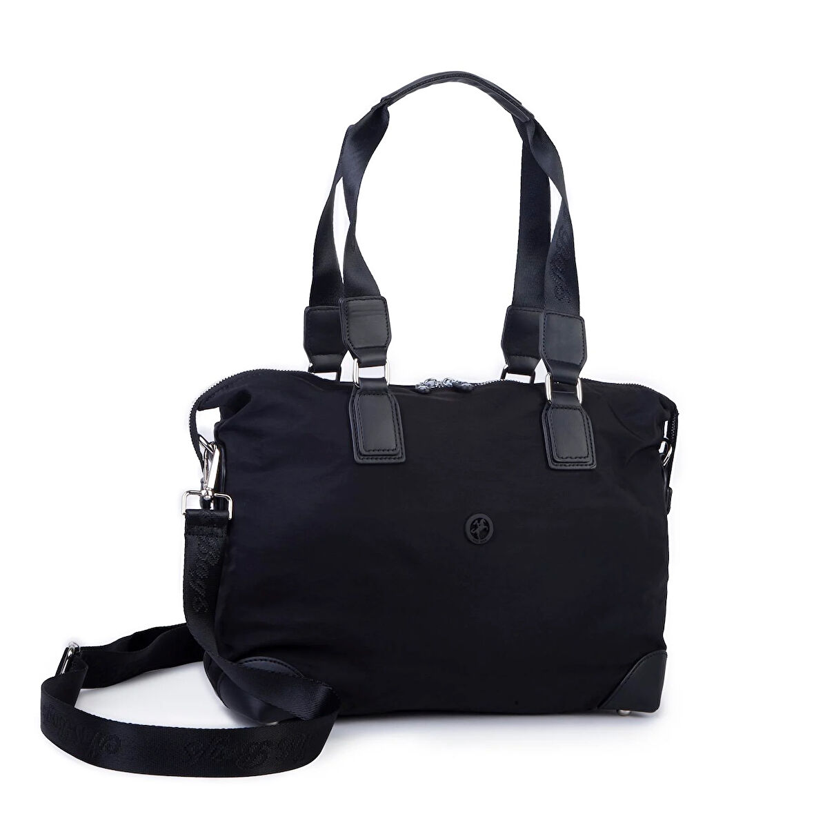  Nas Bag Ultra Hafif Su Geçirmez Spor Kadın Büyük Boy Omuz ve Çapraz  Çanta Siyah