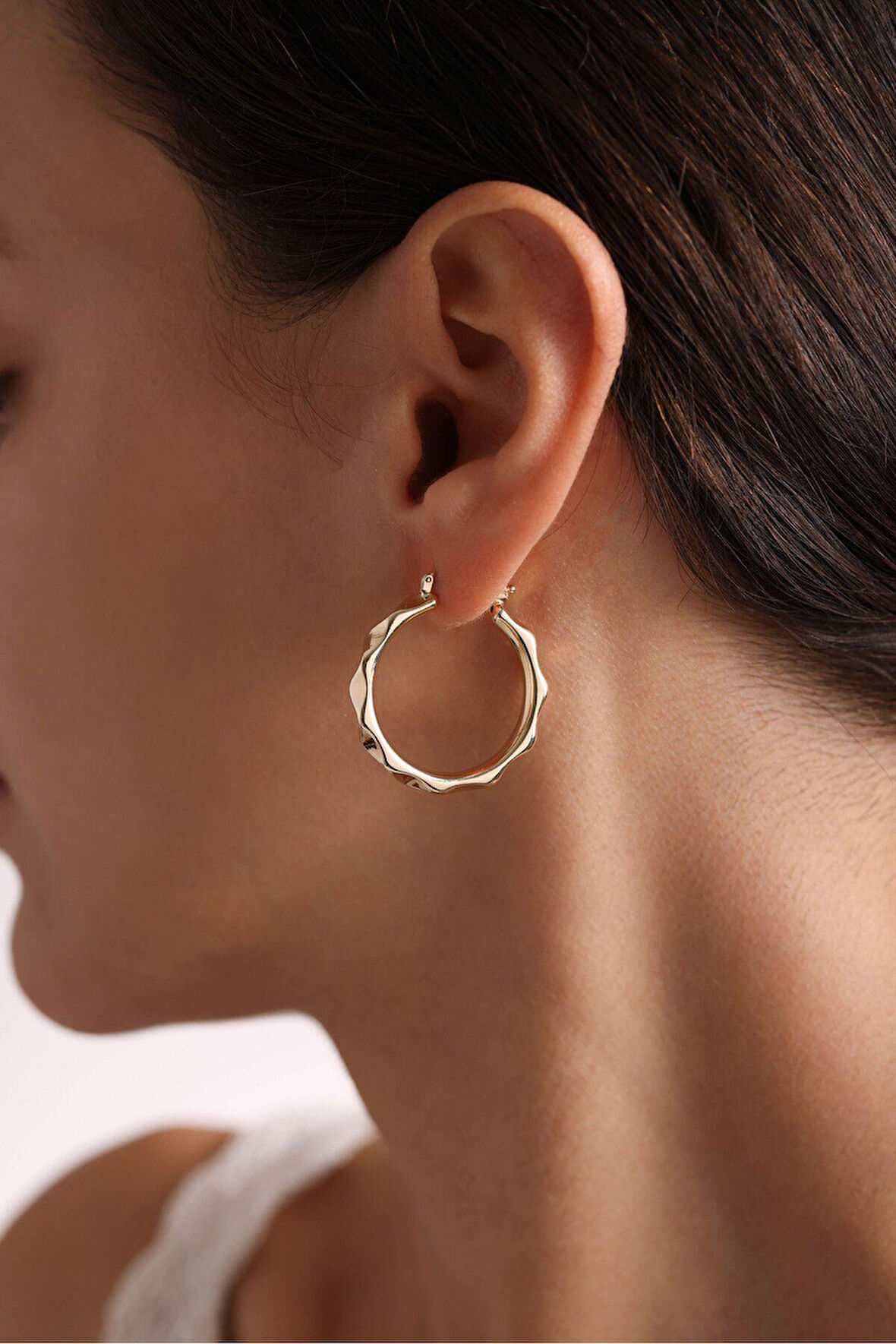 Roundy Bomb Halka Küpe