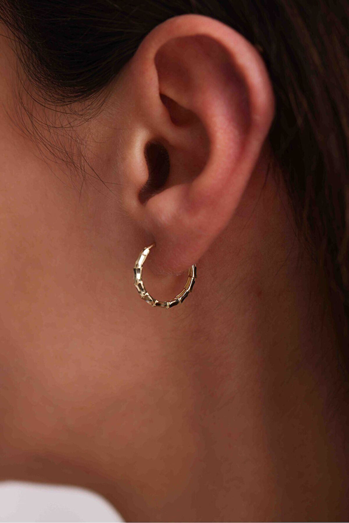 Trend İkonik Serpenti Yılan Halka Küpe