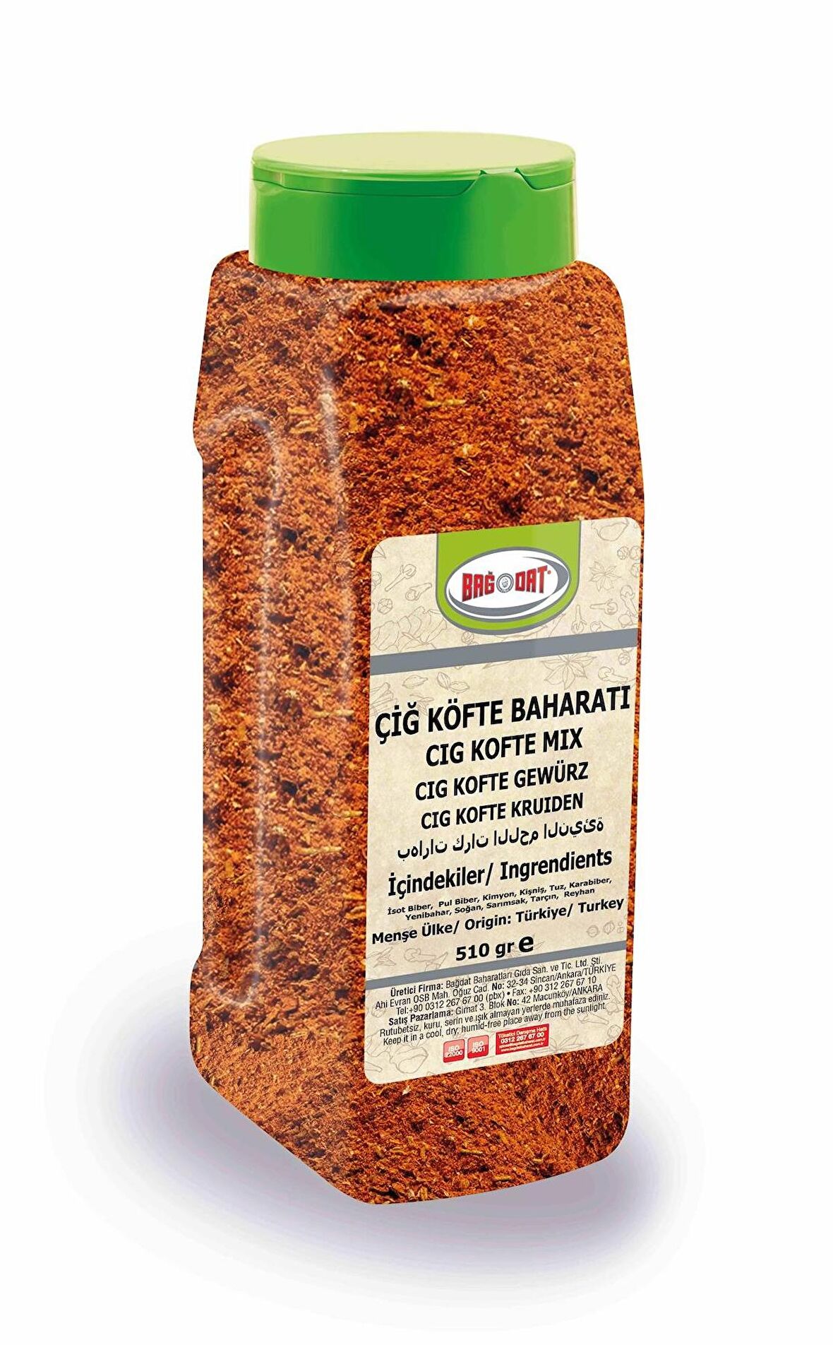 Çiğ Köfte Baharatı 510 Gr.