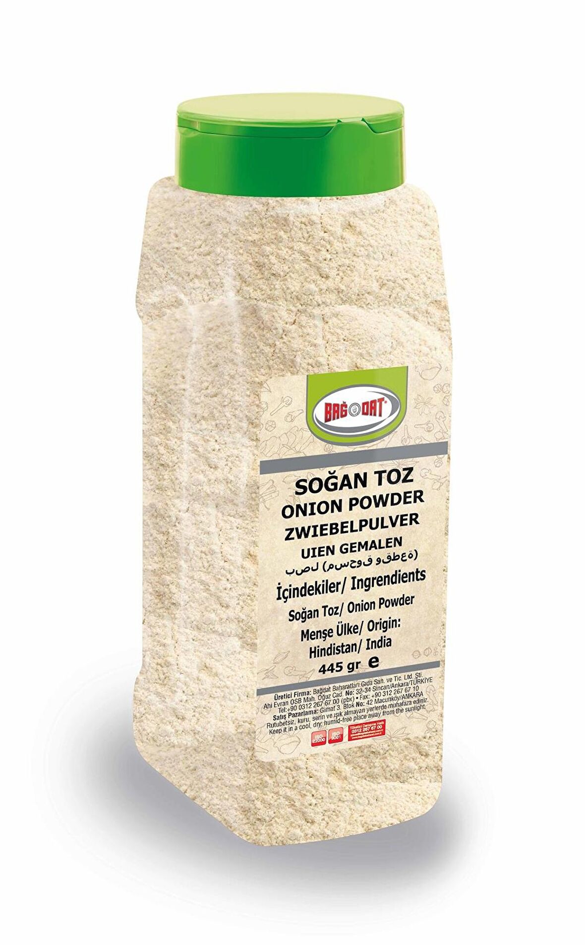 Soğan Toz 445 Gr.