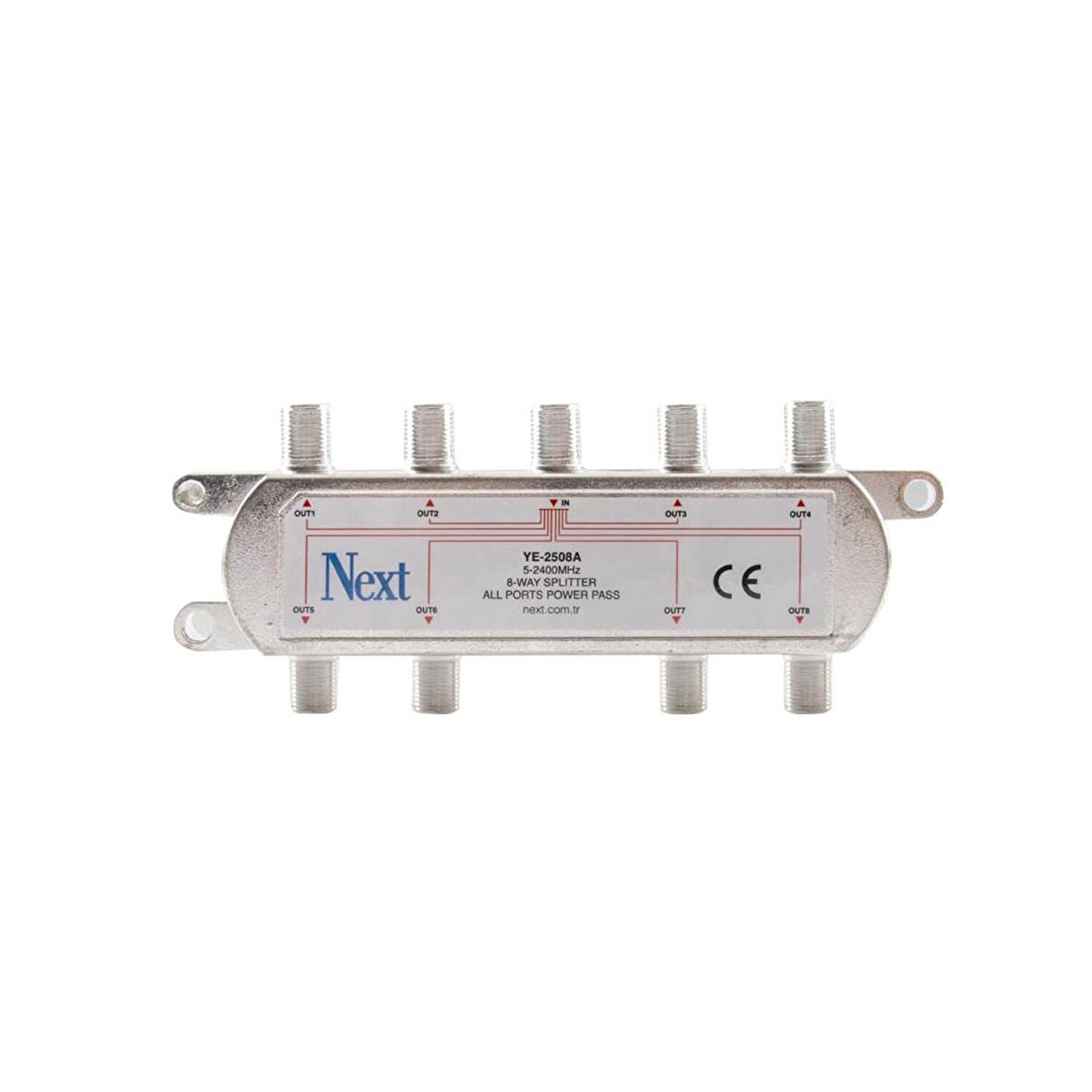 Next YE-2508A Splitter 8 Çıkışlı Uydu Bölücü