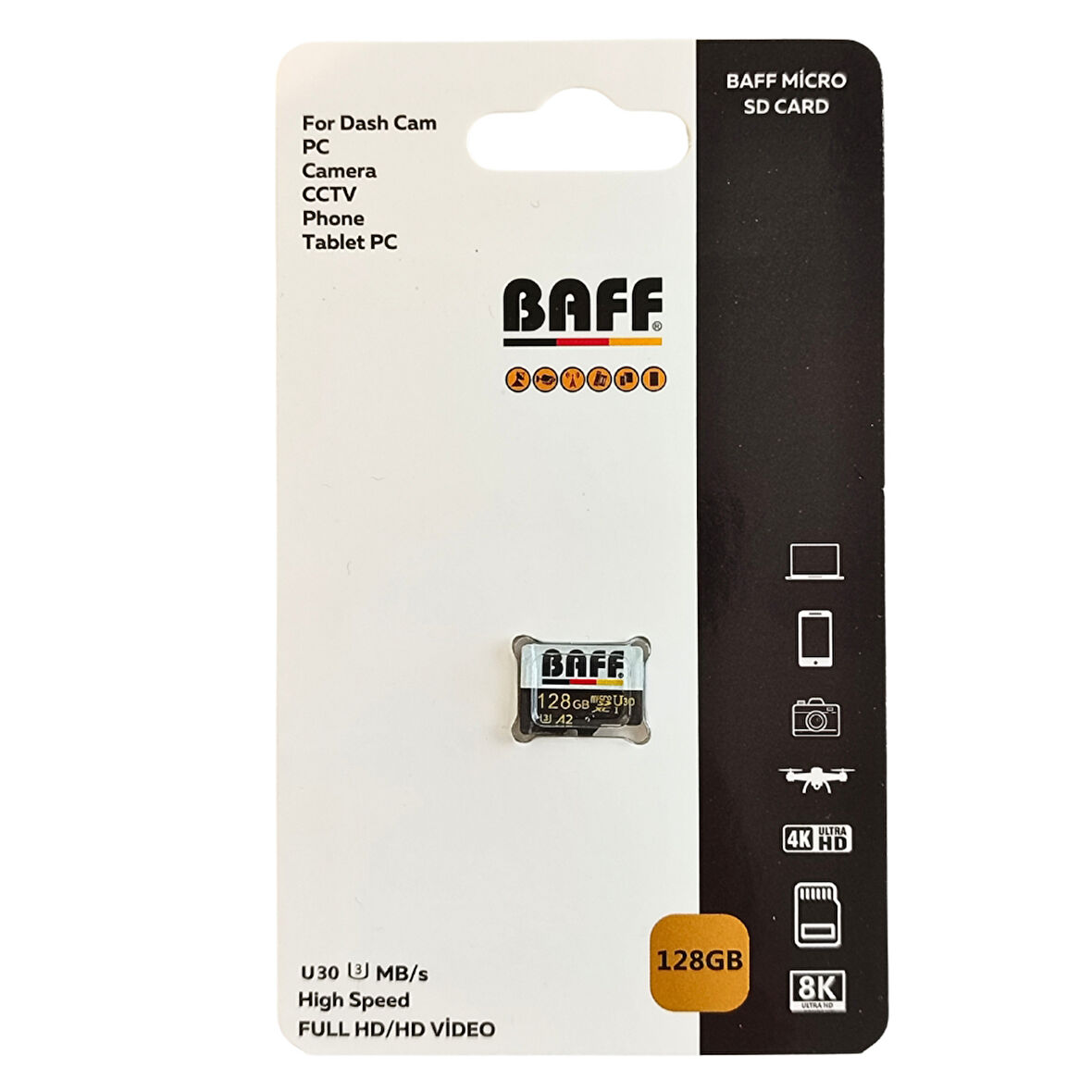 Baff 128 GB High Speed Micro SD Kart