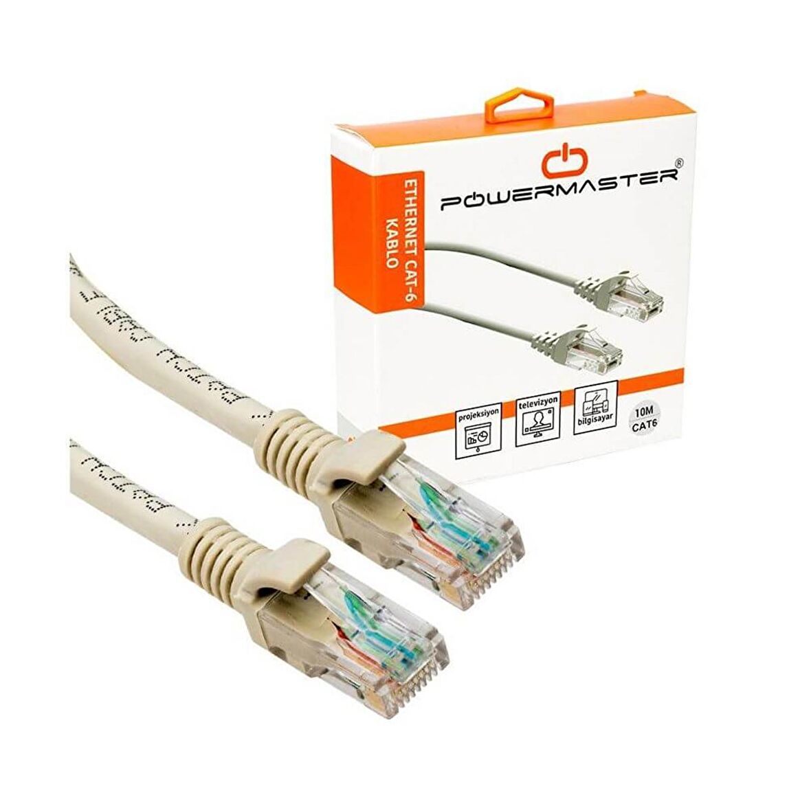 Powermaster Cat6 10 Metre Network Ethernet Kablo