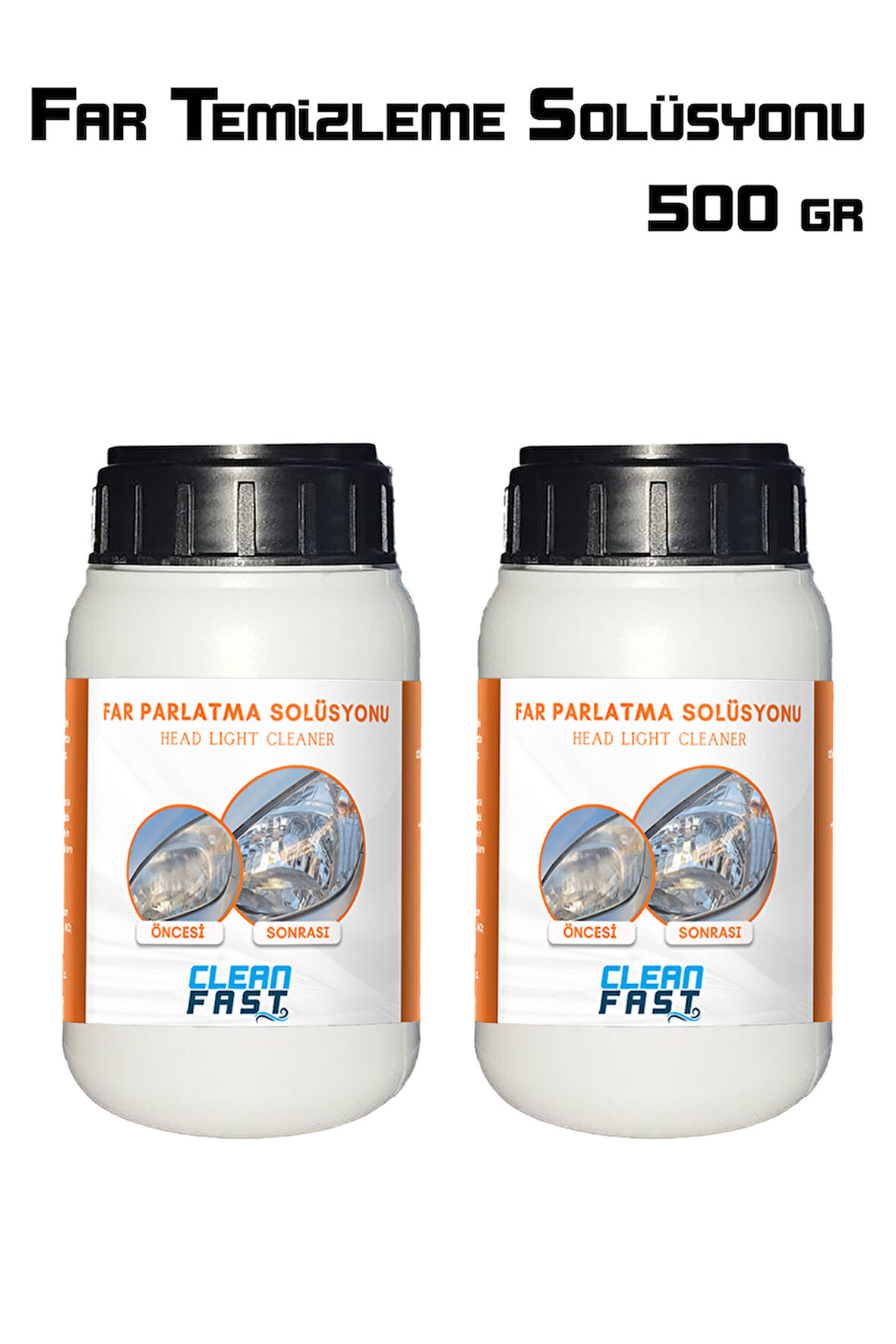 Yeni Nesil Premium Buharlı Far Temizleme Sıvısı Ve Parlatma Solüsyonu Kloroform Uyumlu 500 gr