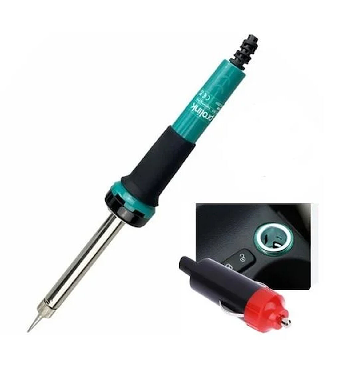 Luxury, 12v İle Çalışan 60w Kalem Havya, Araç Çakmaklığı ile çalışan lehim makinası Prolink PJ-005