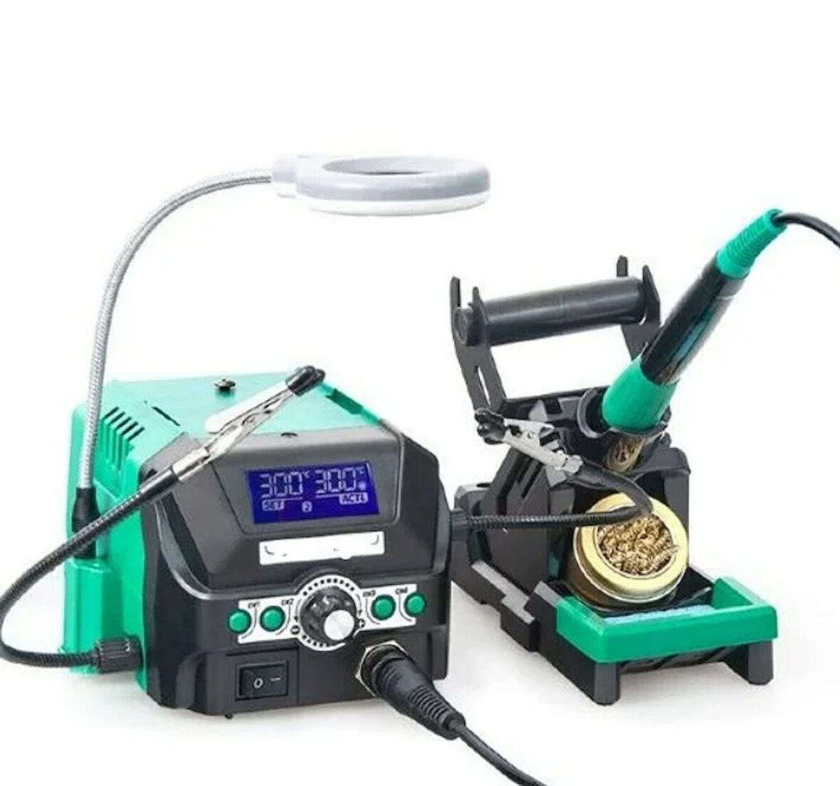 Luxury, Profesyonel 75w Isı Ayarlı Lehimleme İstasyonu Prolink  P-39 D+III