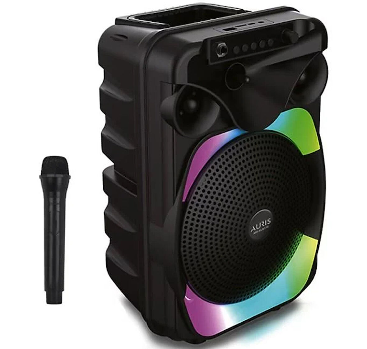 8'' Mini Bluetooth  Speaker, Mini Ses Bombası , Bluetooth USB/-SD Led Işıklı Karaoke Hoparlör