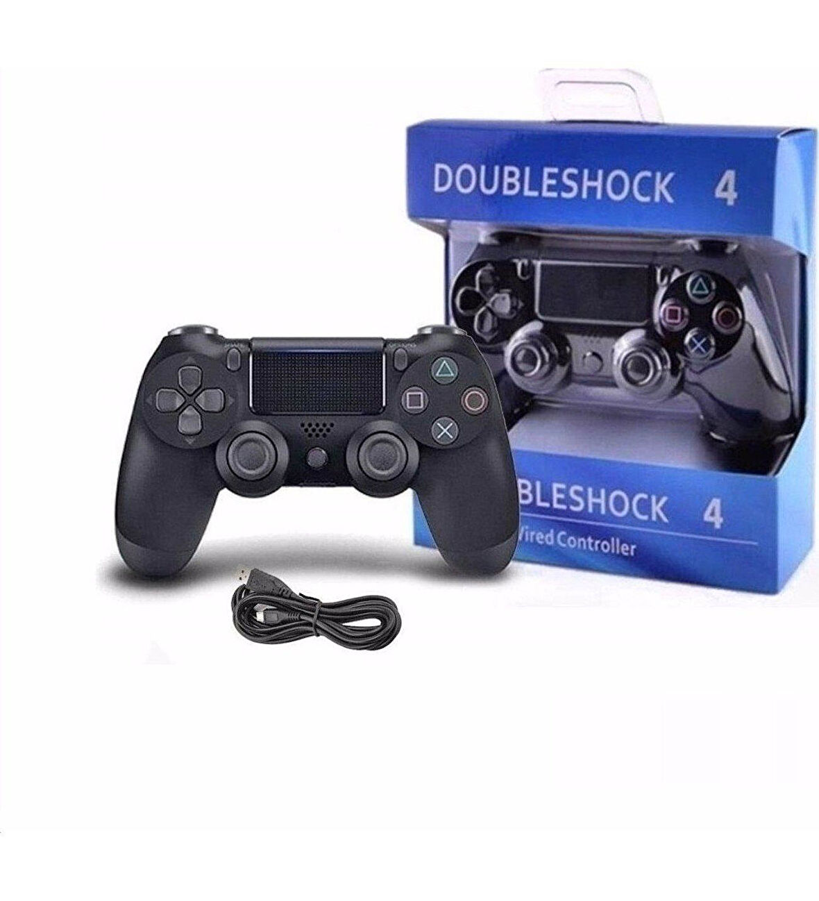 Ps4 Siyah Doubleshock Wireless Gamepad Joystick Kablosuz Ps4 Oyun Kolu