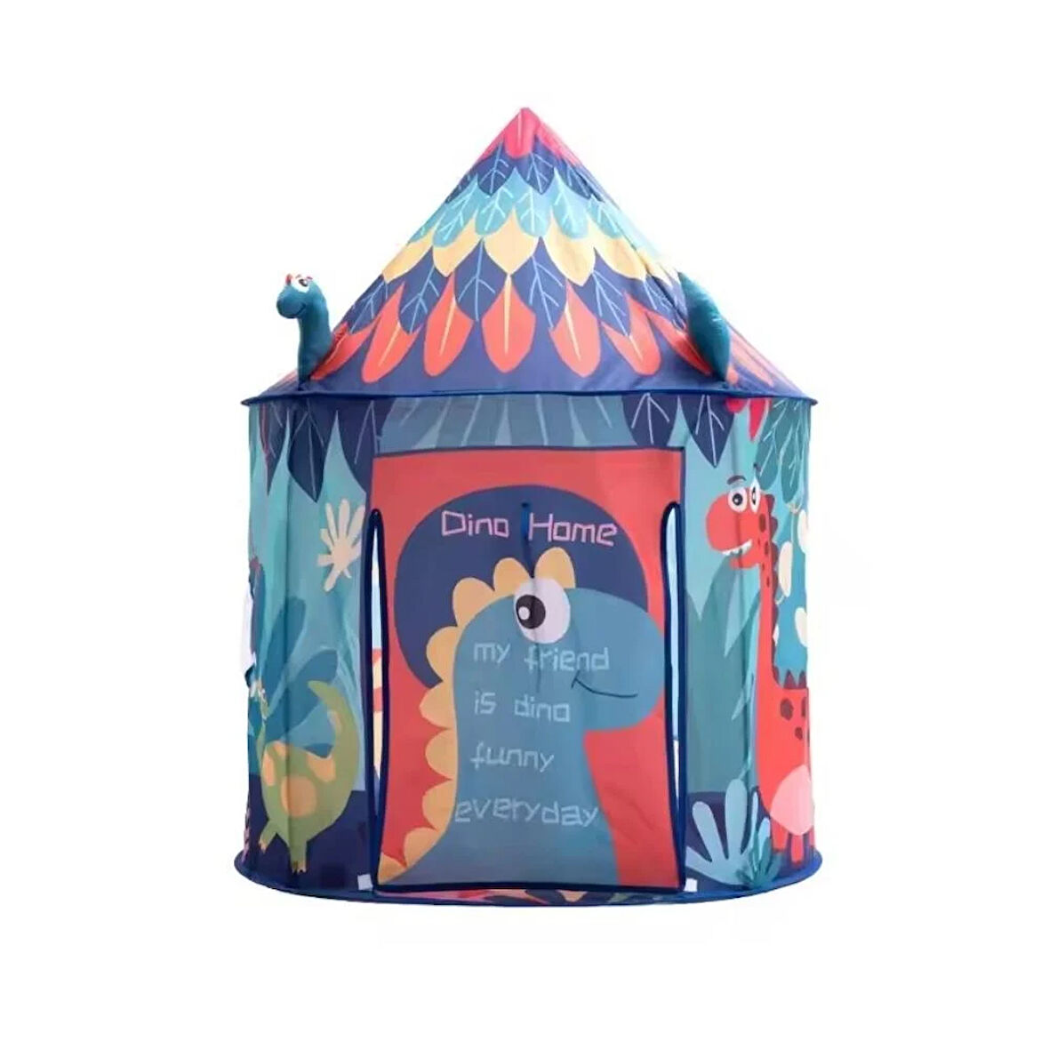 Dinozor Temalı Çocuk Oyun Çadırı Katlanabilir ve Taşınabilir