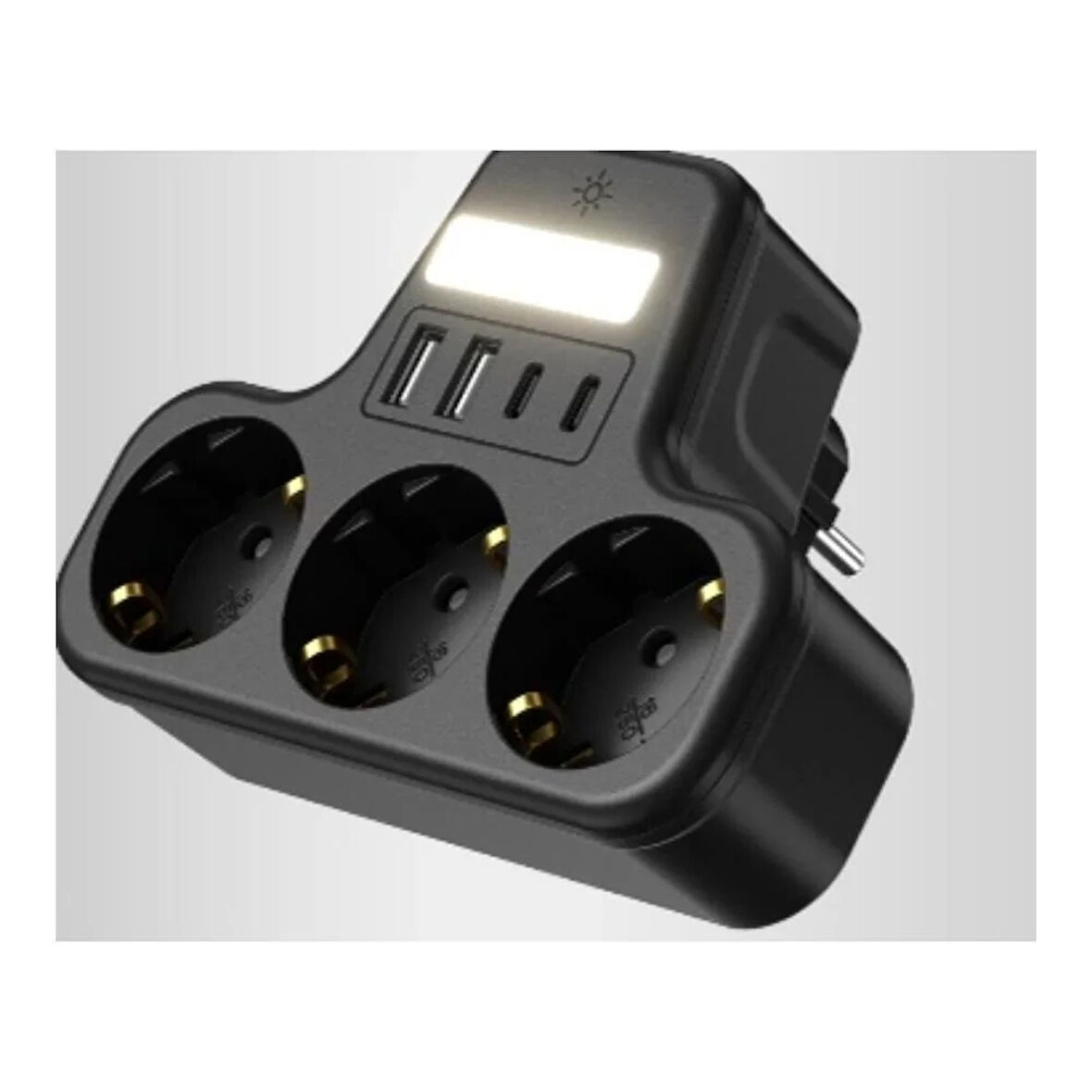 ZP764 Akıllı Priz, USB Girişli, Güvenlik Kapaklı, Yüksek Kaliteli Priz Başlığı | HZLSTORE