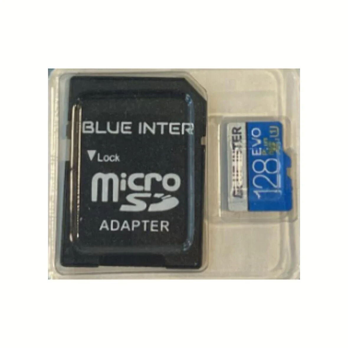Blue Inter 128GB MicroSDHC Hafıza Kartı + SD Adaptör Class 10 Yüksek Hızlı Veri Aktarımı Telefon, Kamera ve Bilgisayar Uyumlu