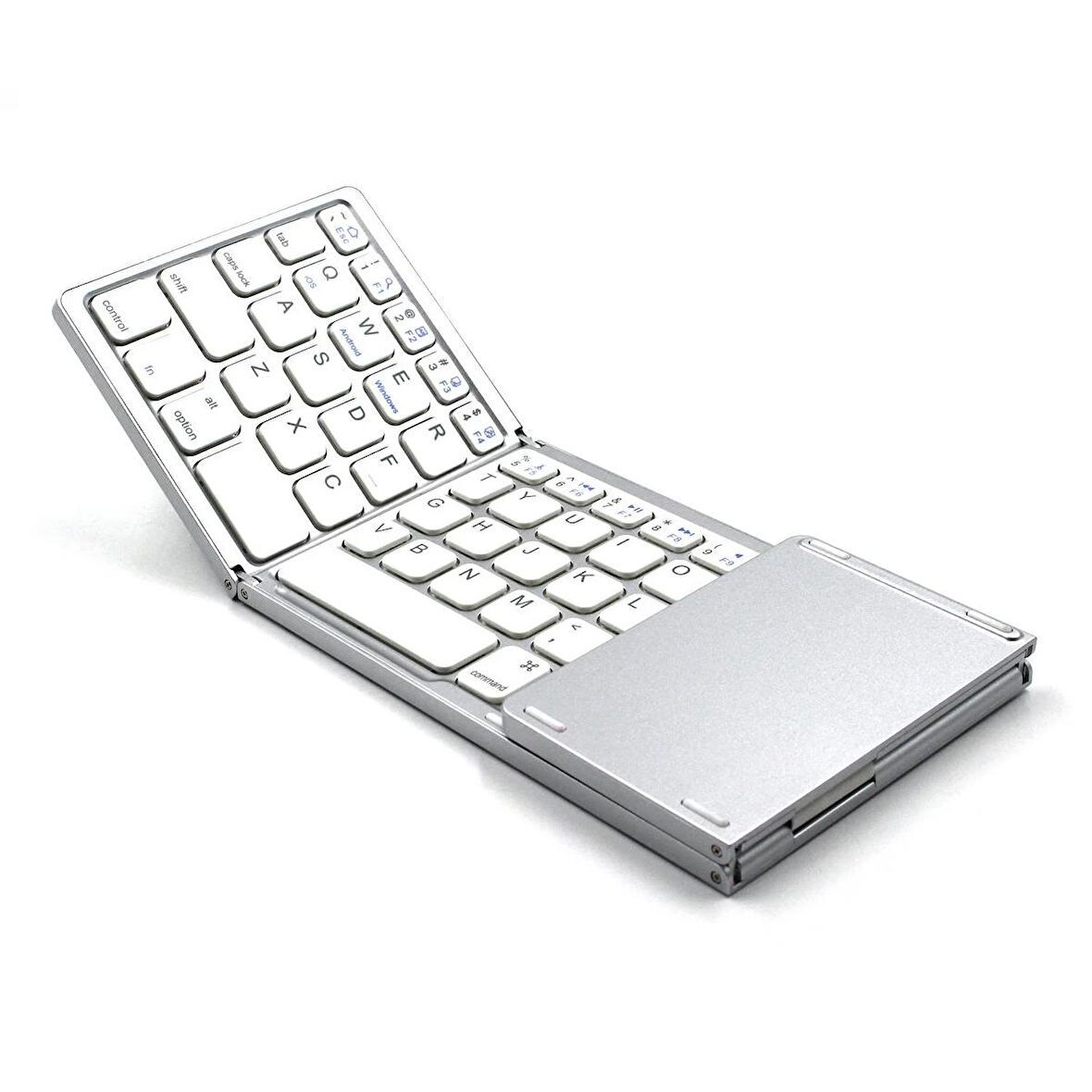 HZL Katlanabilir Bluetooth Portatif Cep Boyutunda Her Cihaz ile Uyumlu Bluetooth Klavye