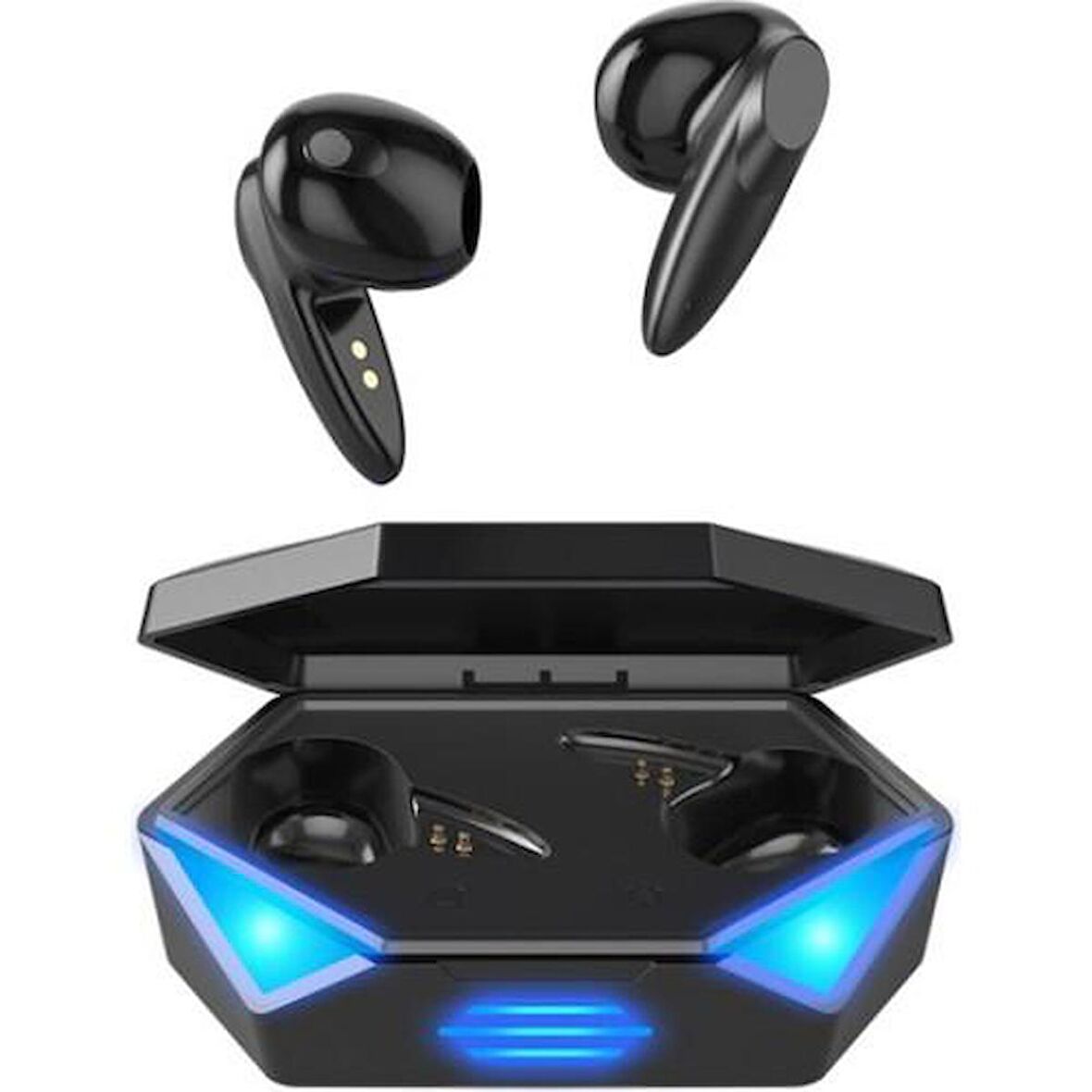 Blue İnter Gaming Gamer Oyuncu Kulaklığı Kablosuz Kulakiçi Rgb Işıklı Çift Mikrofonlu 3 Modlu Bluetooth 5.2 G20