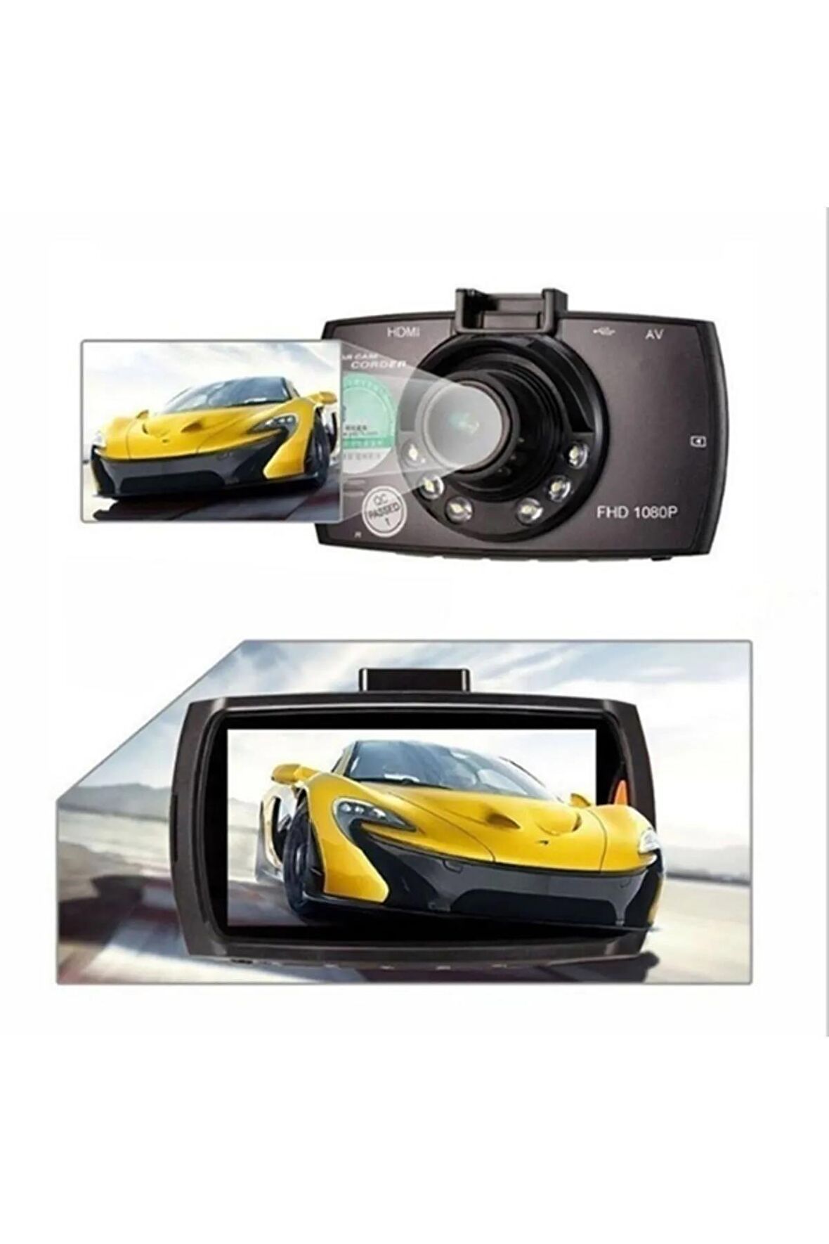 BLUE İNTER Araç Içi 1080p Kamera Advanced Portable Car Camcorder 