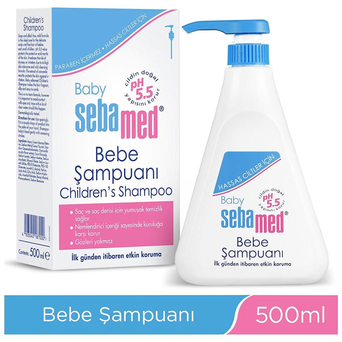 Sebamed Baby Yenidoğan Şampuanı 500 ml