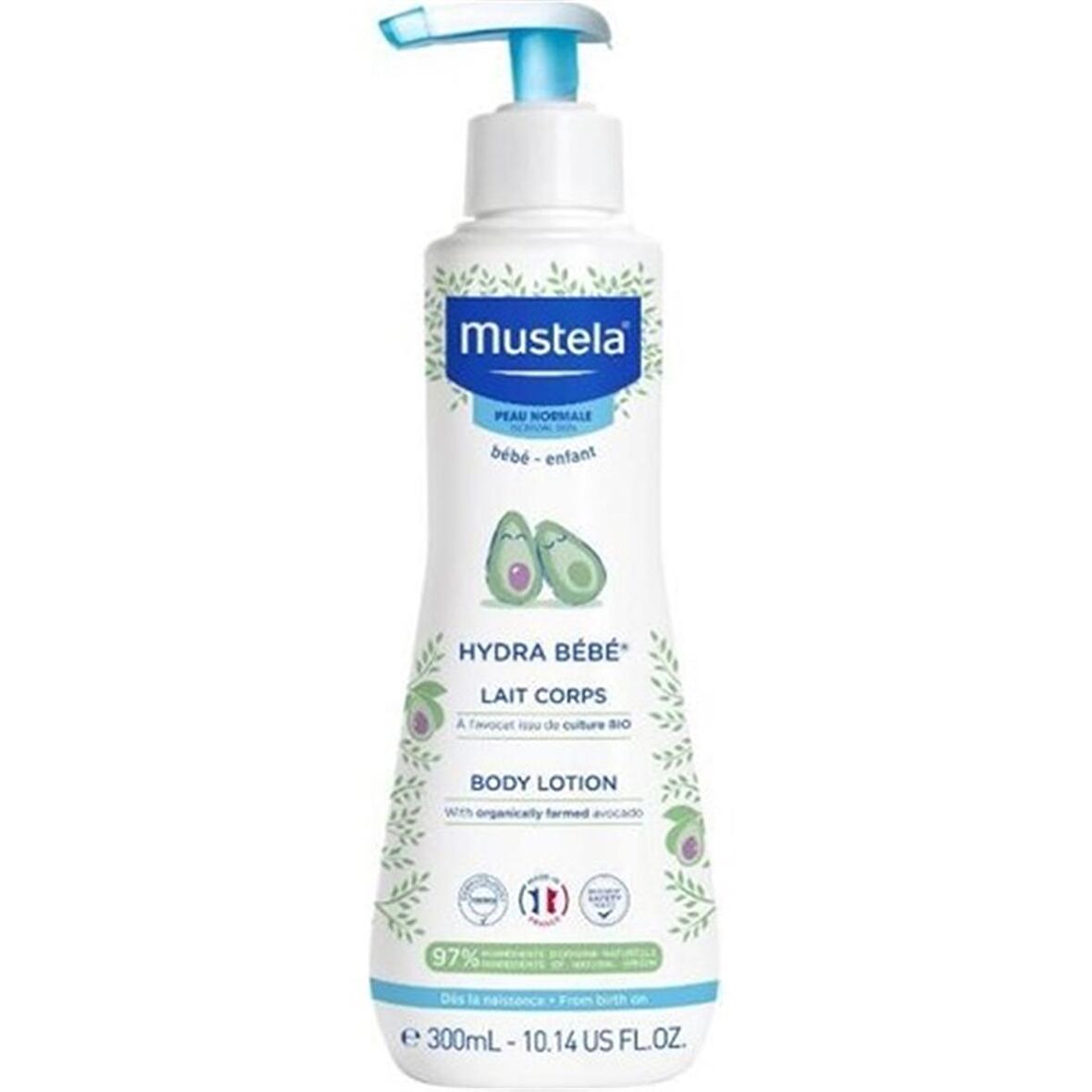 Mustela Hydra Bebe Organik Avokado İçeren Nemlendirici Bebek Vücut Losyonu 300 ml