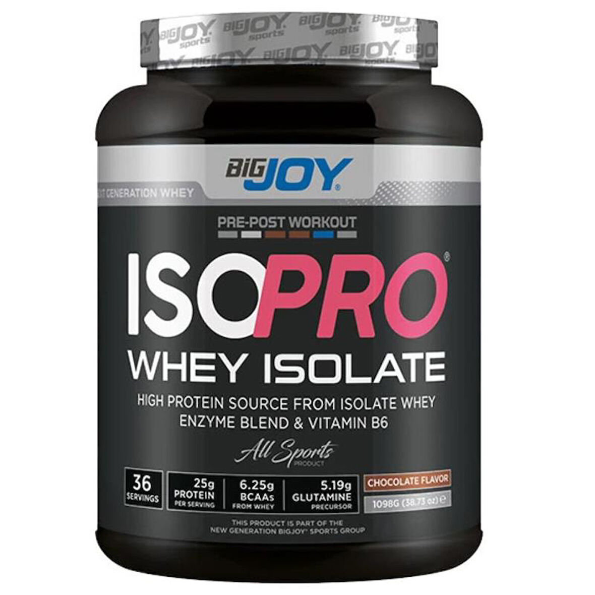 Bigjoy Sports Isopro Whey Isolate Çikolata 1098g 36 Servis