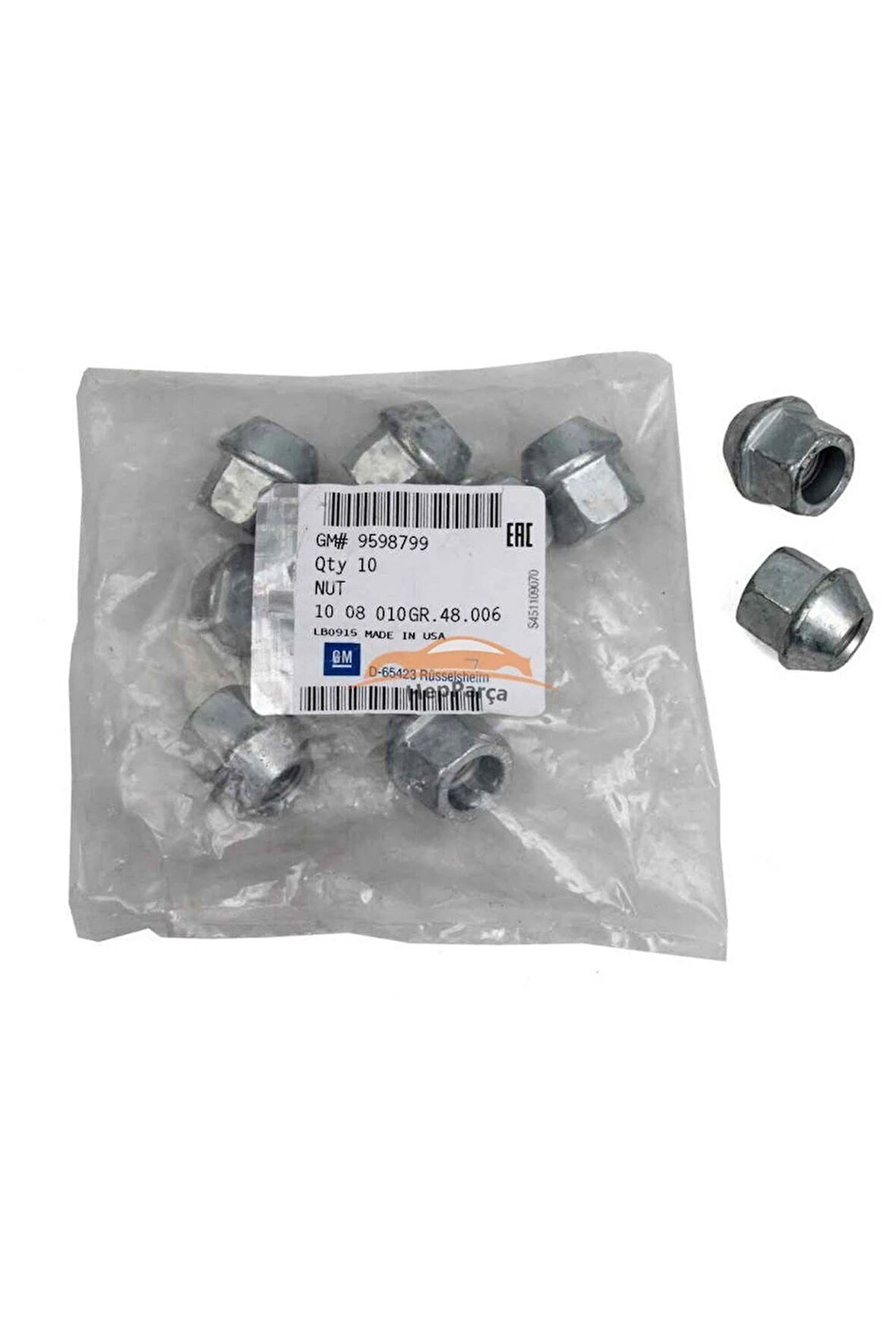 Opel Astra J Bijon Somunu Orijinal Gm