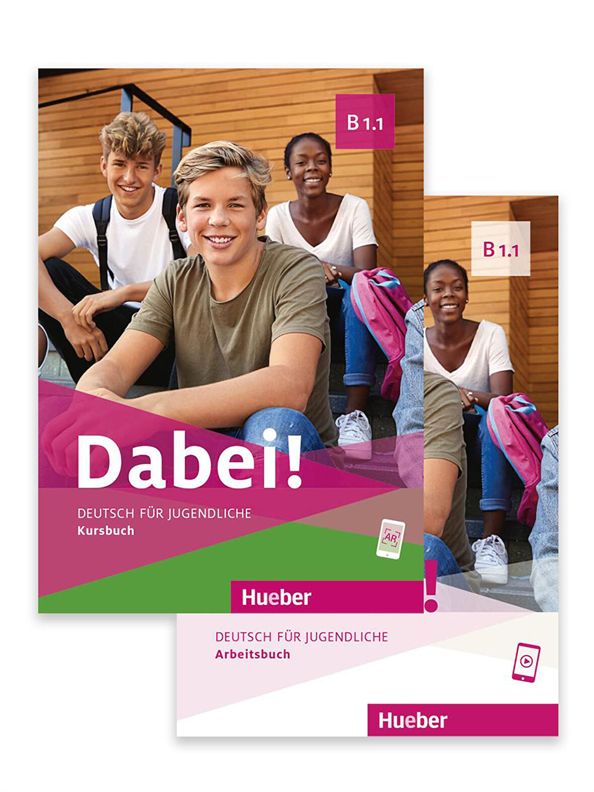 Dabei! B1.1:Kursbuch und Arbeitsbuch mit AR