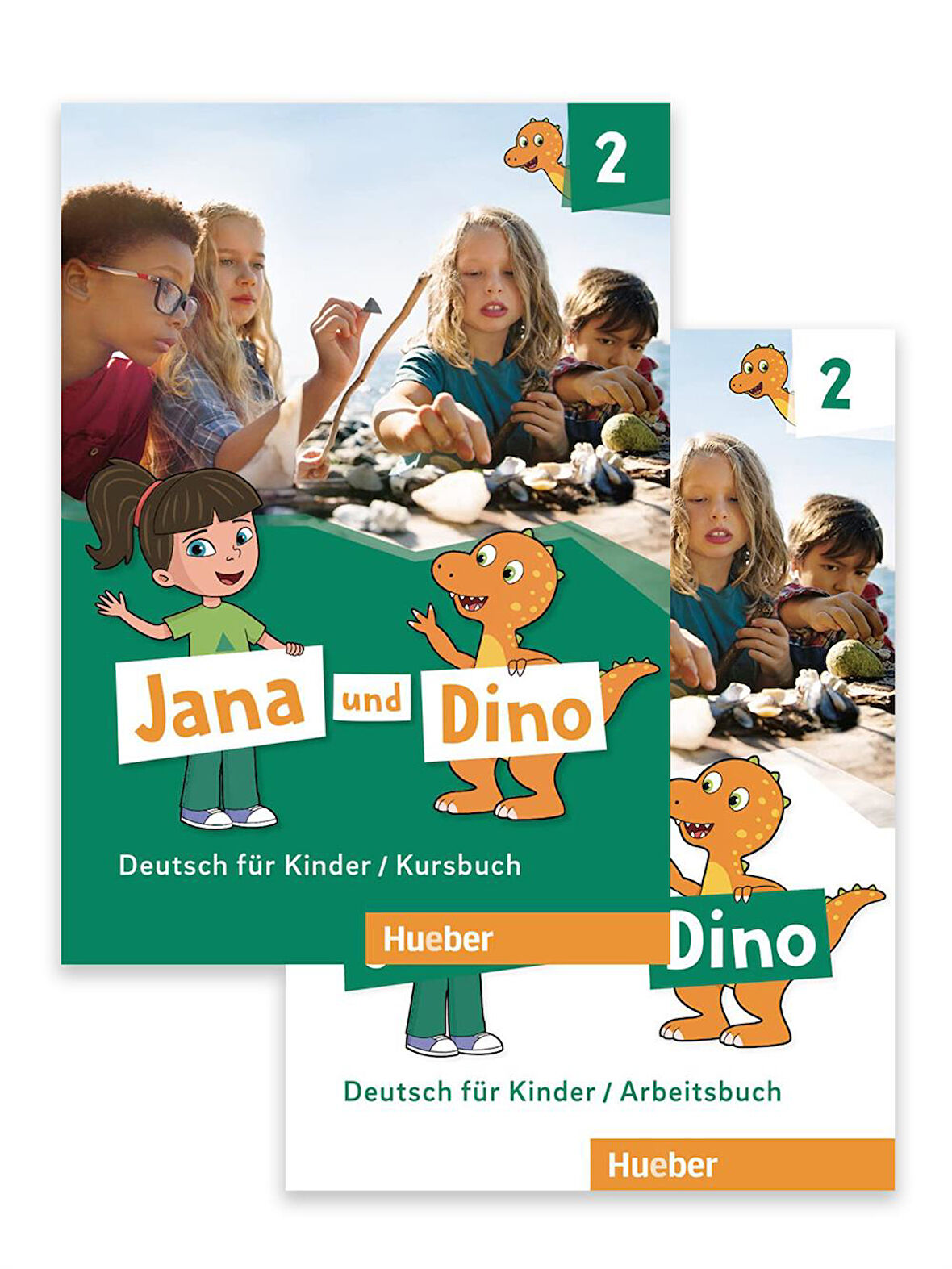 Jana und Dino 2: Kursbuch + Arbeitsbuch  Deutsch für Kinder.Deutsch als Fremdsprache 