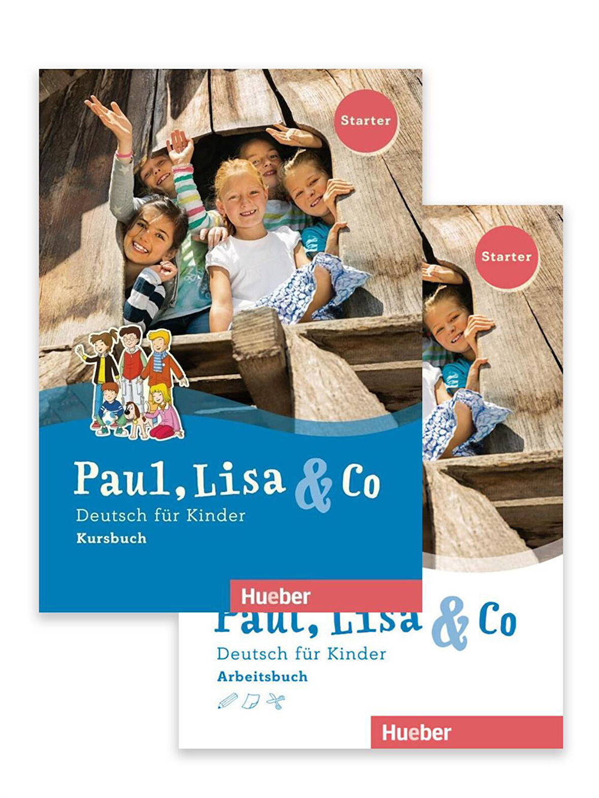 Paul, Lisa & Co Starter:  Kursbuch + Arbeitsbuch /Deutsch für Kinder. Deutsch als Fremdsprache 