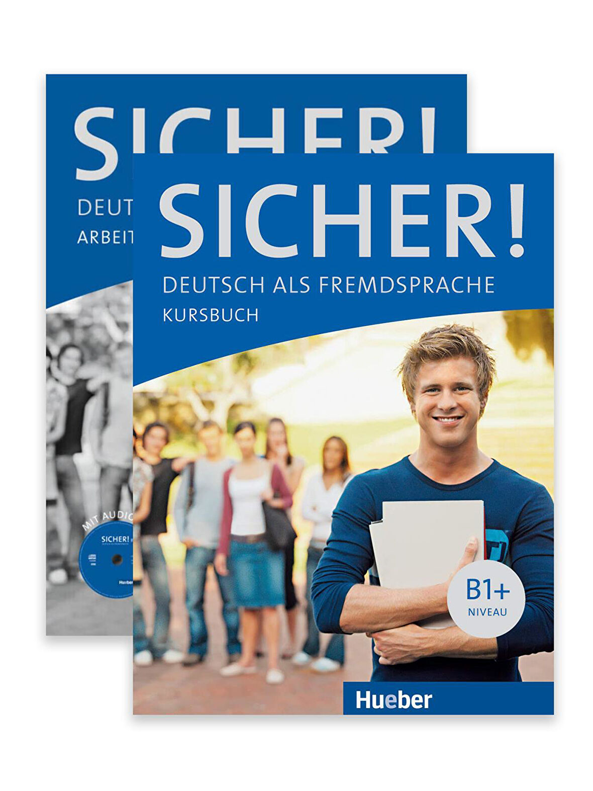 Sicher!: B1+ Kursbuch  und Arbeitsbuch mit Audio-CD