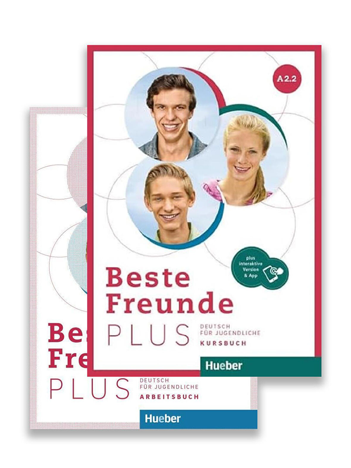 Beste Freunde PLUS A2.2: Kursbuch und Arbeitsbuch + Interactive Version & App