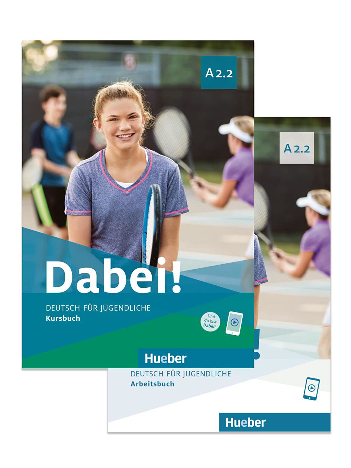 Dabei! A2.2:Kursbuch und Arbeitsbuch mit AR