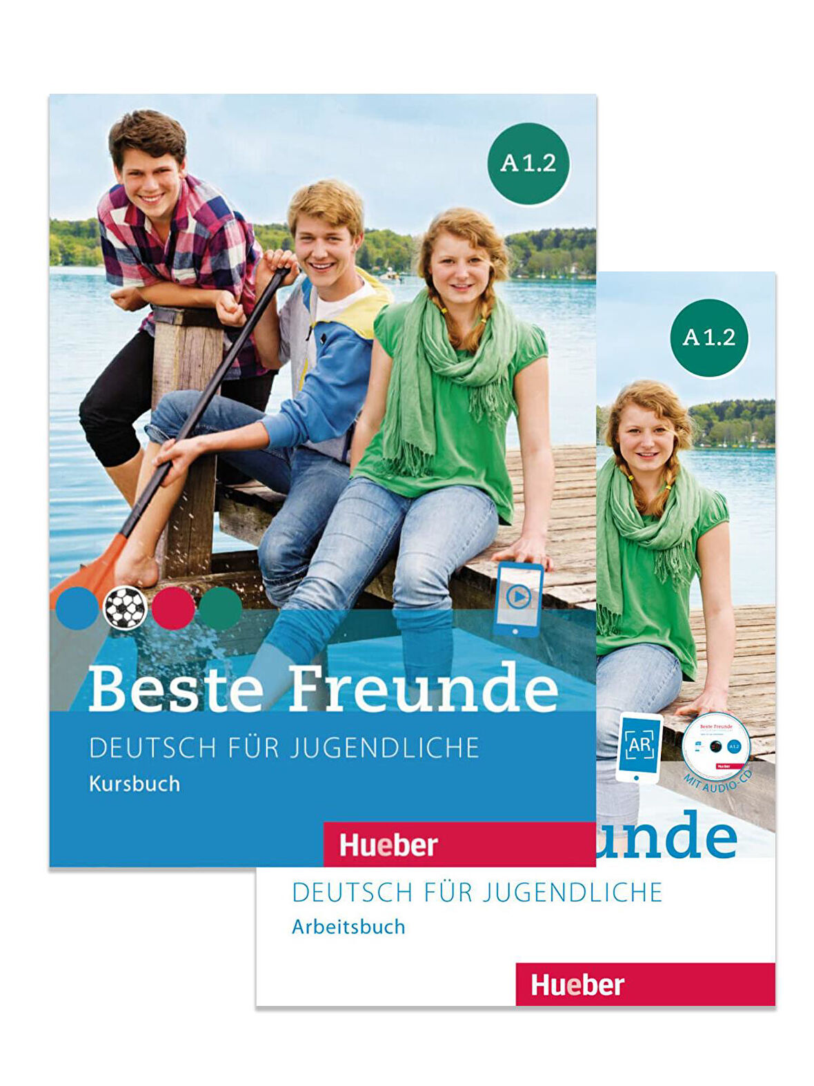 Beste Freunde A1.2: Kursbuch und Arbeitsbuch mit Audio-CD + AR 