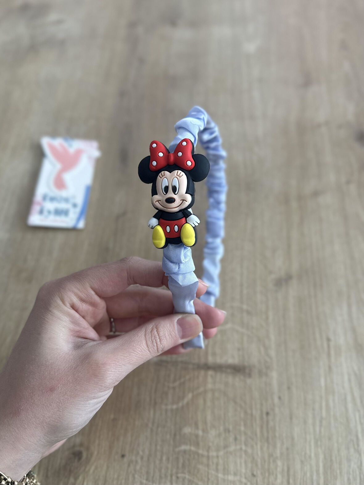 Mavi Minnie Mouse Kız Çocuk Tacı