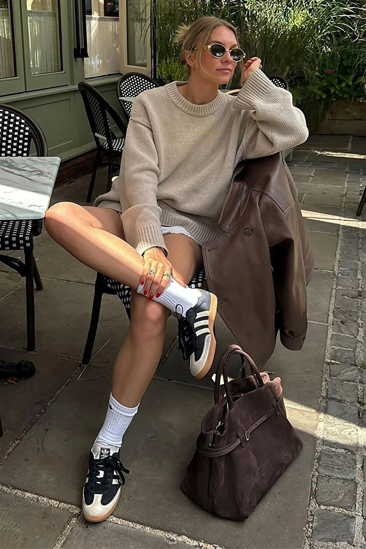 TT4481-Z Bisiklet Yaka Triko Kazak