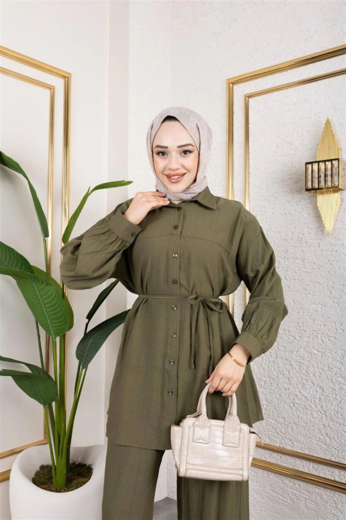 6034 Bağıcıklı Pantolonlu Aerobin Takım