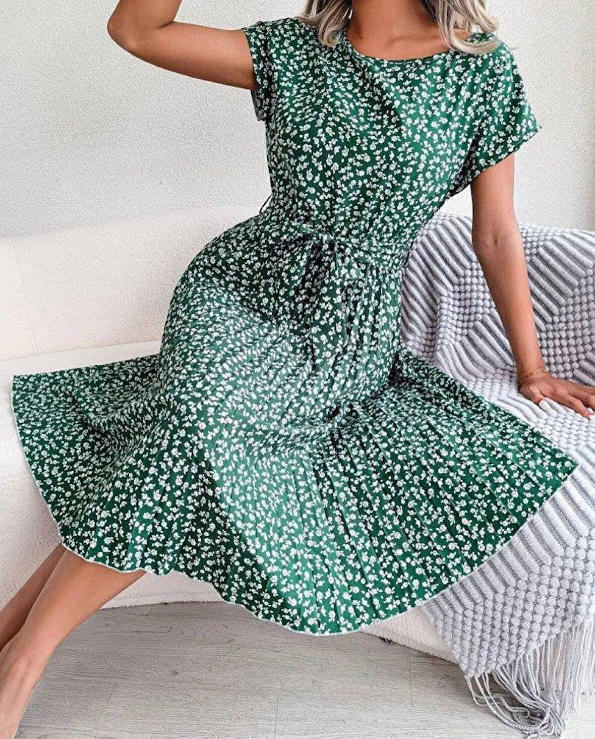 DİJİTAL BASKILI ELBİSE