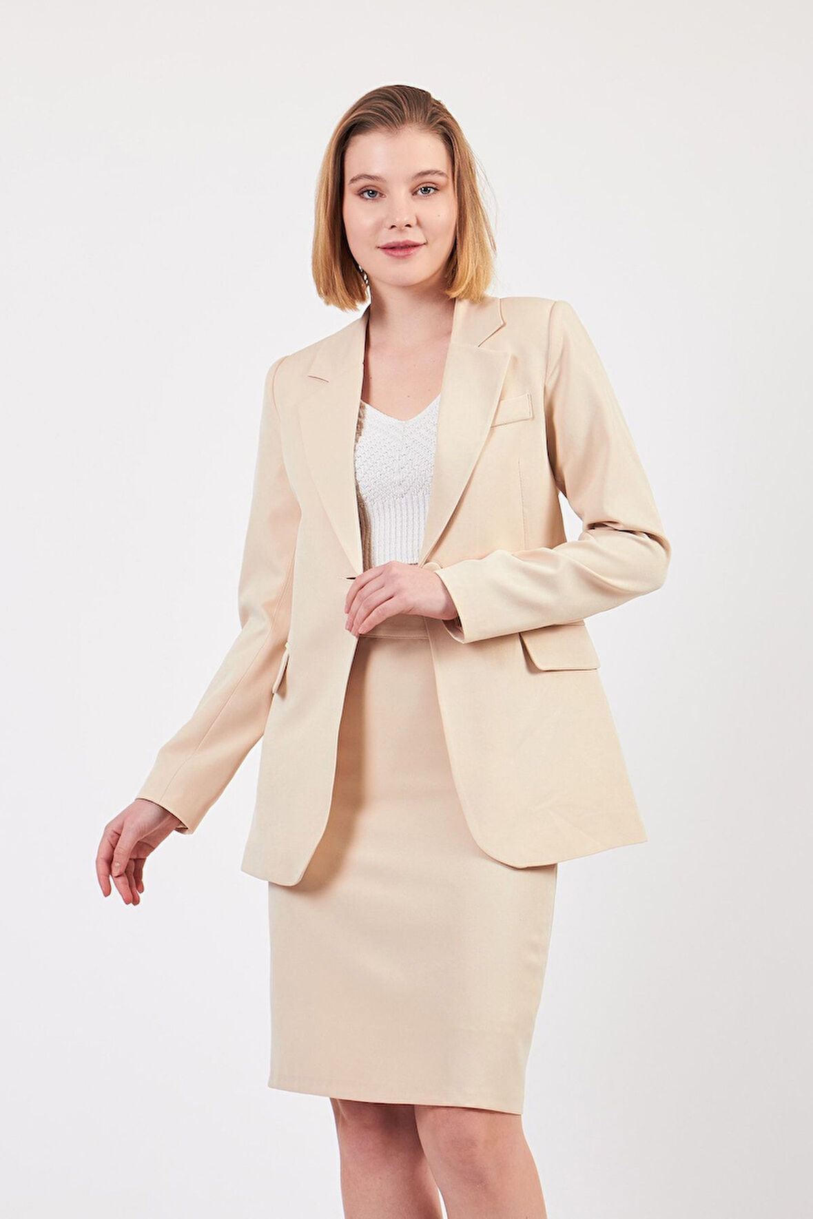 Vizon Ceket Etek Takım