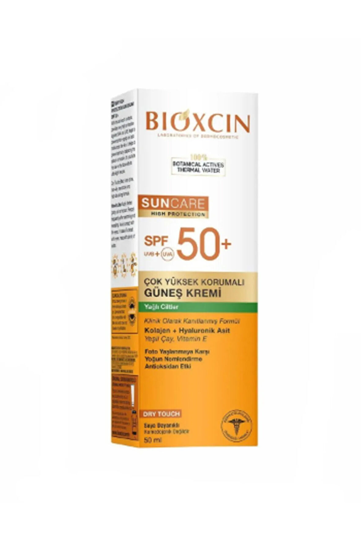 SunCare Yağlı Ciltler Için Güneş Kremi Spf 50 Çok Yüksek Korumalı 50 ml - (Kolajen Dry Touch)