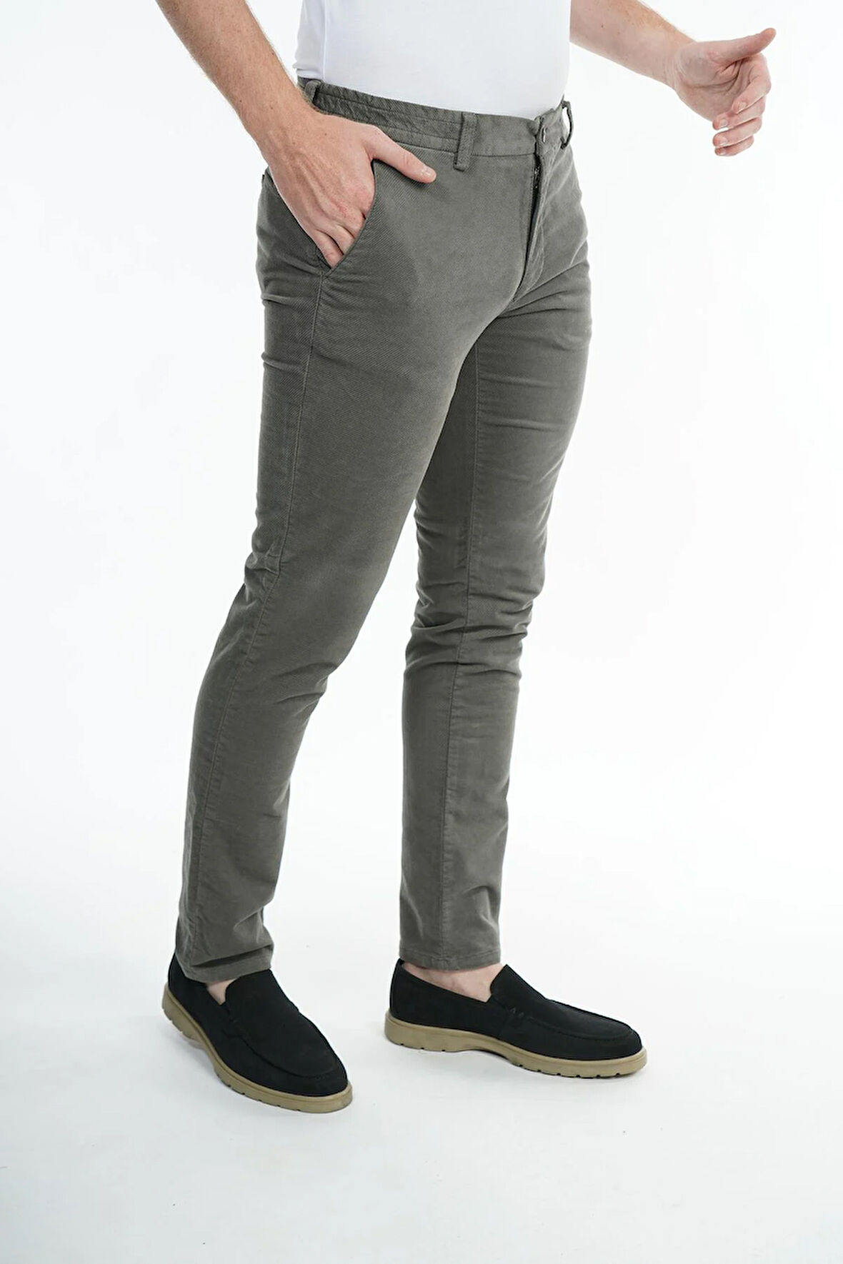 İntersivin Likralı Slim Fit Pamuklu Kışlık Erkek Pantolon 