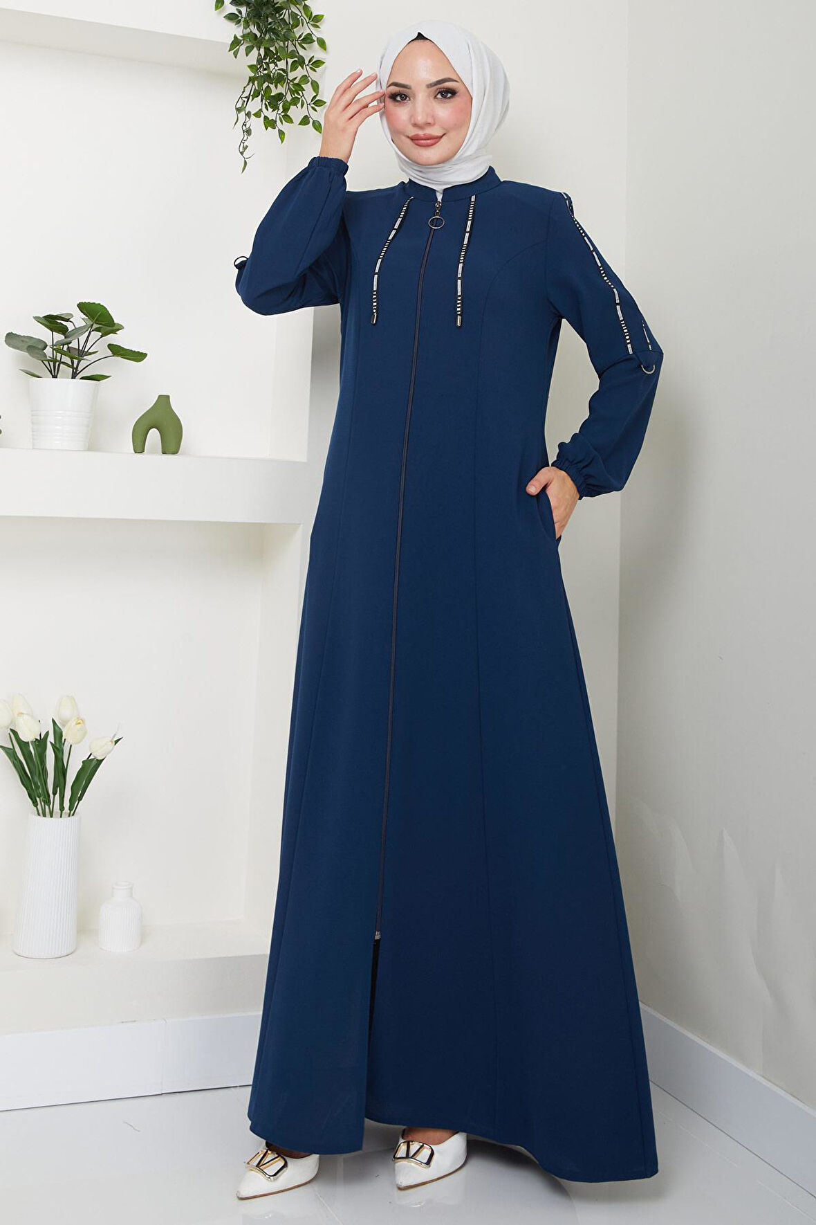 Şeritli Spor Ferace Petrol HM2483