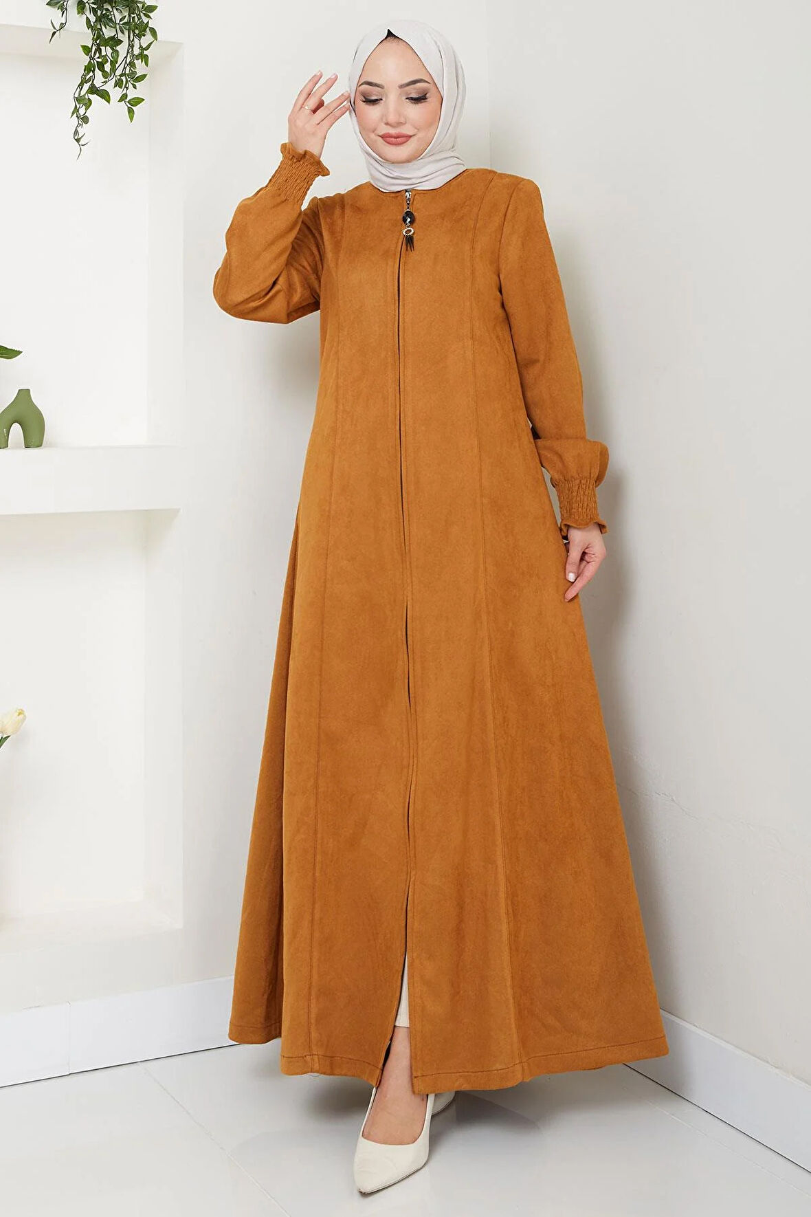 Manşeti Gipeli Süet Ferace Taba HM2543