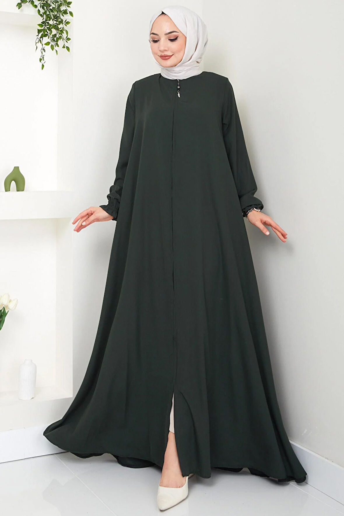 Büyük Beden Mevlana Ferace Haki HM02153